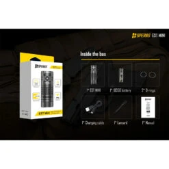SPERAS EST MINI Rechargeable Pocket Light (1900 Lumens, 211 Metres) 30 SPERAS EST MINI Rechargeable Pocket Light (1900 Lumens, 211 Metres) -Outdoor Equipment Store TQe5harp920uWoJ46PVZUwDklQwTSa metaRVNULU1JTkktMTEuanBlZw3D3D