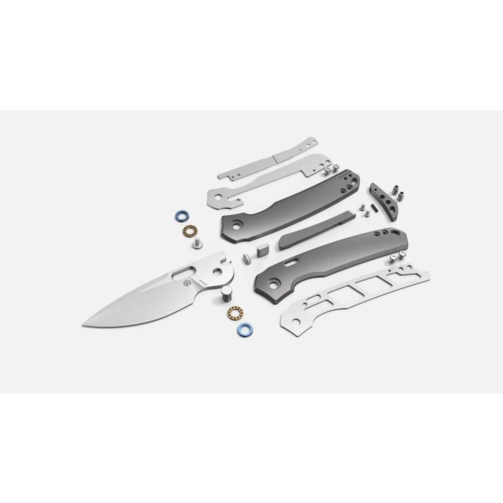 Vosteed Psyop - 3.32" Satin Elmax Blade, Titanium Handle, Top Liner Lock - A2204 11 Vosteed Psyop - 3.32" Satin Elmax Blade, Titanium Handle, Top Liner Lock - A2204 - Image 9