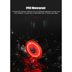 Gaciron LOOP-100 Rechargeable Smart Brake Bicycle Tail Light -Outdoor Equipment Store UrYAY0u5LQWlhXzr7O7niIfdiJmhnM metaTE9PUC0xMDAgSVBYNi5qcGVn