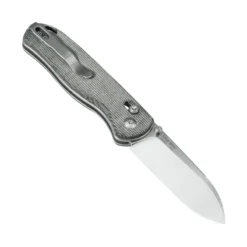 Kizer Vanguard Drop Bear - Stonewashed 154CM Blade, Clutch Lock, Black Micarta Handles, V3619C3 -Outdoor Equipment Store V3619C3 6