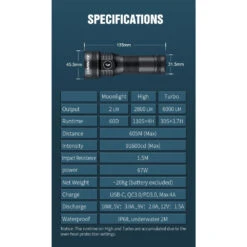 Lumintop D3 V2 Compact Rechargeable Flashlight/Power Bank (6000 Lumens, 605 Metres) -Outdoor Equipment Store V3rudSI48OYVQbTvGtcANYvTo7E1ff metaRDMgVjI6Ojo6Ojo6Ojo6Ojoud2VicA3D3D