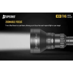 SPERAS TH6 Rechargeable 4-in-1 Zoomable Hunting Torch Kit - 600 Lumens, 1173 Metres -Outdoor Equipment Store WS8DMZwq9NY38mNkI7ez3KeMnnkAdb metaem9vbWFibGUgMi5wbmc3D