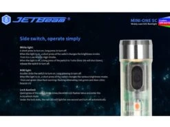 JETBeam MINI-ONE SC Rechargeable Keychain Light - 400 Lumens + 365nm UV Light And RBG -Outdoor Equipment Store WmX0qYXy925VVwfuJ2YCz6RPsWNfPZ metaamV0YmVhbS1taW5pLW9uZS1zYy1yZWNoYXJnZWFibGUtbGVkLWtleWxpZ2h0LTQwMC1sdW1lbnMtdXNlcy1idWlsdC1pbi1saS1pb24tYmF0dGVyeS1wYWNrLTE5LmpwZWc