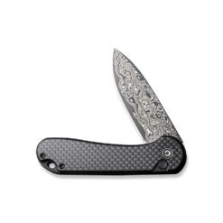 CIVIVI Button Lock Elementum II, Twill Carbon Fibre Overlay On Black G10 With Damascus Blade, C18062PB-DS1 -Outdoor Equipment Store XX5PZYf9FV61d5gMU0XP51SrS20cVk metaNzQ4MzEuanBlZw3D3D