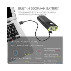 Gaciron Rechargeable Bicycle Light/Power Bank With Wired Remote Switch - 1600 Lumens, V9DP-1600 -Outdoor Equipment Store Xag0NP2Tn2RAwIBYV0ZzkIReY6uw7K metaVjlEUC0xNjAwLi5qcGVn