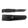 Morakniv Garberg BlackBlade™ With Leather Pouch (C) -Outdoor Equipment Store YKM13100 Garberg black Carbon