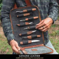 BeaverCraft Deluxe Set Of Wood Carving Tools With Walnut Handles In Leather Shoulder Bag- S50X -Outdoor Equipment Store YN0XHKXTmqFsgcNN5aigvSbbHpUiuk metaUzUwWC4uLmpwZWc3D