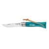Opinel Colorama Trekking #06 Folding Knife With Lanyard, Stainless Steel - Turquoise -Outdoor Equipment Store YO002200 06 colorama turquoise