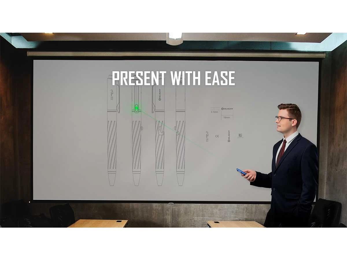 Olight O'Pen Pro Max 120 Lumens Rechargeable Penlight With Green Laser Beam 7 Olight O'Pen Pro Max 120 Lumens Rechargeable Penlight With Green Laser Beam - Image 5