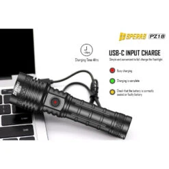 SPERAS PZ18 Rechargeable Focusable Light (1600 Lumens, 420 Metres) -Outdoor Equipment Store Zo4hmJ6USDQVqfPUyYwpIhZ7uf02mU metaUFoxOCA3LmpwZw3D3D