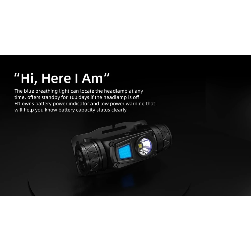 WUBEN H1 Waterproof Rechargeable Headlamp - Red And White LED (1200 Lumens) 14 WUBEN H1 Waterproof Rechargeable Headlamp - Red And White LED (1200 Lumens) - Image 12