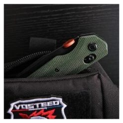 Vosteed Talarurus - 3.03" Black 14C28N Blade, Green Micarta Handle, Crossbar Lock - A2702 -Outdoor Equipment Store a7bEg9qYJfZCeAMggw8Yt8bIMyo6oo metaVGFsYXJ1cnVzLUEyNzAyXzEwLndlYnA3D