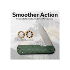 CIVIVI Sendy, Green Canvas Micarta, Stonewashed Nitro-V Drop Point Blade, C21004A-1 -Outdoor Equipment Store aLlJCH0KrzexkSTPCOTmJtxpcXorxj metaQzIxMDA0QS0xXzcgMi5qcGVn