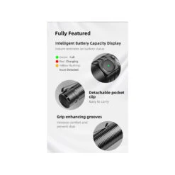 Klarus G15 V2 Compact Rechargeable Flashlight (4200 Lumens, 200 Metres) -Outdoor Equipment Store bIS32HXtCbTWgJ2mHYjJs2uScPRorC metaa2xhcnVzLWcxNS12Mi11c2ItYy1yZWNoYXJnZWFibGUtbGVkLWZsYXNobGlnaHQtY3JlZS14aHA3MC0yLTQyMDAtbHVtZW5zLWluY2x1ZGVzLTEteC0yMTcwMC0zMy5qcGVn