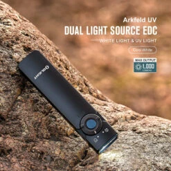 Olight Arkfeld UV Rechargeable Pocket Torch With White Light (1000 Lumens), And UV Light (365nm) -Outdoor Equipment Store bLo2RoJaXYmqnHhf9FUkBMLnHsDqbw metaYXJrZmVsZHV2LmpwZw3D3D