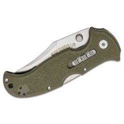 Cold Steel Bush Ranger Lite Folding Knife 3.5" Plain Blade, OD Green GFN Handles, Lockback - 21A -Outdoor Equipment Store bf1aPPLPMcOIP98qbSSD6OXt229sSf metaMjFBLmpwZWc3D