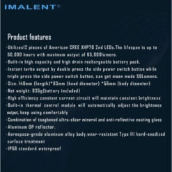 Imalent MS12 Mini-C Rechargeable Searchlight (65,000 Lumens, 1036 Metres) -Outdoor Equipment Store cEk0nVKstVHandStUrKoOaGg6yY0jW metaMjAyNCBNUzEyIE1pbmkgIGZlYXR1cmVzLnBuZw3D3D