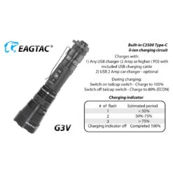 Eagtac G3V USB-C Rechargeable Tactical Torch (3200 Lumens, 247 Metres)) -Outdoor Equipment Store cKu5rIkujxXDYqy3IJY1wIcWISAJrQ metaZzN2X3Byb2R1Y3RfZGV0YWlsc18tNS5qcGc3D
