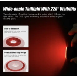 Gaciron LOOP-100 Rechargeable Smart Brake Bicycle Tail Light -Outdoor Equipment Store cUoOd8Behvk39ckybf7iug85b42bjb metaTE9PUC0xMDAgd2lkZSBhbmdsZS5wbmc3D