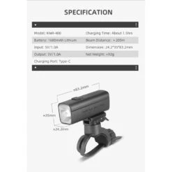 Gaciron KIWI-400 Rechargeable Anti-Glare Front Bicycle Light (400 Lumens,) -Outdoor Equipment Store d2UtBG4WLF1745Cm3YPdwylj3ngevr metaS0lXSSA0MDAgc3BlY3MuanBlZw3D3D