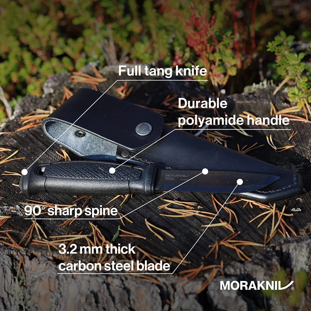 Morakniv Garberg BlackBlade™ With Leather Pouch (C) 4 Morakniv Garberg BlackBlade™ With Leather Pouch (C) - Image 2