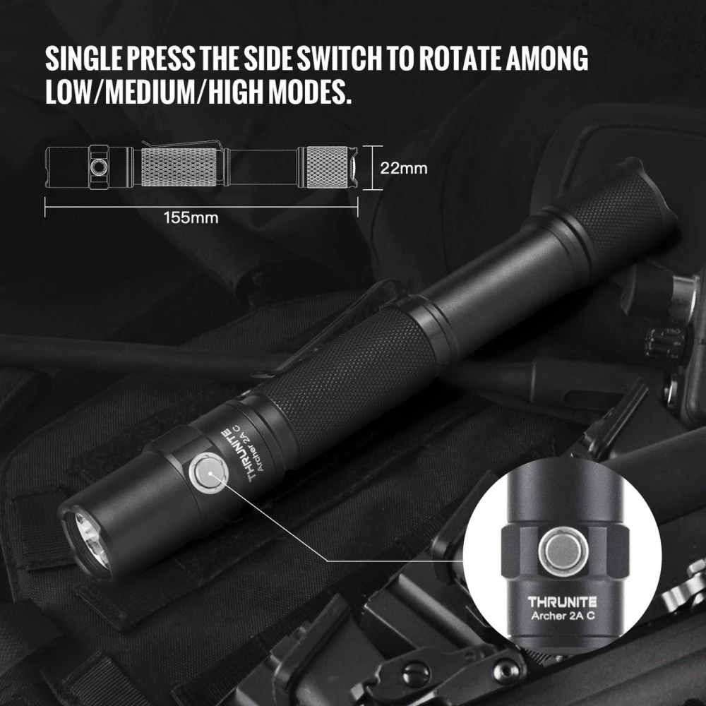 ThruNite Archer 2AC Penlight (1018 Lumens, 167 Metres) 10 ThruNite Archer 2AC Penlight (1018 Lumens, 167 Metres) - Image 8