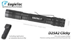 Eagtac D25A2 UV Clicky Pocket Light - (365nm, 2AA) -Outdoor Equipment Store eagletac d25a2 led torch 3 1024x1024