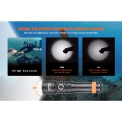 OrcaTorch D710V Three-Colour Video Dive Light - White, Red And UV LEDs -Outdoor Equipment Store erPaMgHa7Mzb31o6f6qE0YQUeKjja7 metaRDcxMFY6Oi5naWY3D