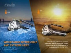 Fenix LR80R Type-C Rechargeable Searchlight (18,000 Lumens, 1130 Metres) -Outdoor Equipment Store fenix lr80r flashlight cold heat