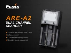 Fenix ARE-A2 Dual-Channel Battery Charger -Outdoor Equipment Store fenix are a2 multifunctional 2 bays smart charger 10003