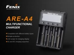 Fenix ARE-A4 Smart Four-Channel Battery Charger -Outdoor Equipment Store fenix are a4 multifunctional 4 bays smart charger 10002