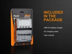 Fenix ARE-A4 Smart Four-Channel Battery Charger -Outdoor Equipment Store fenix are a4 multifunctional 4 bays smart charger 10003