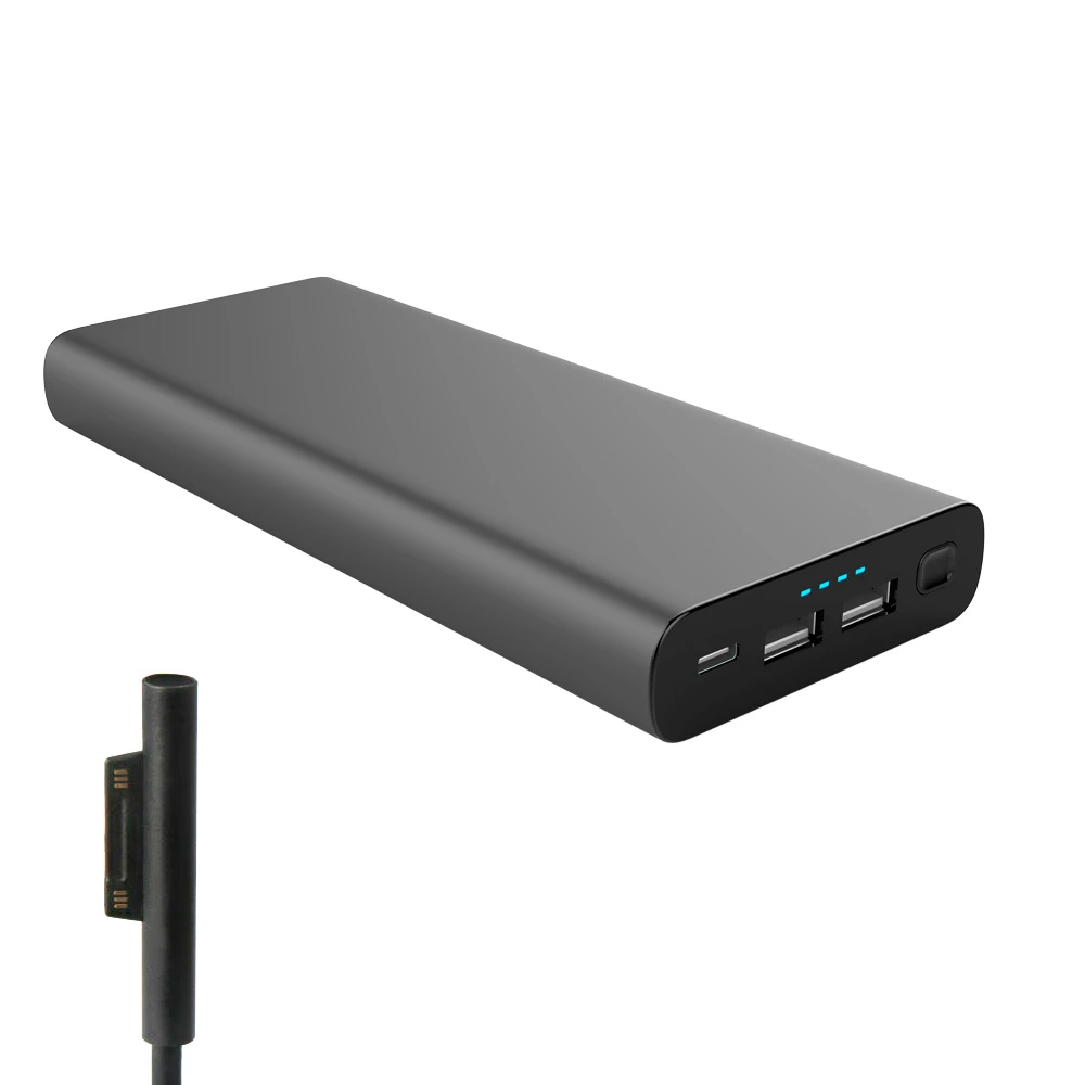 100w Power Bank For Microsoft Surface Pro Gen 5,6 And 7