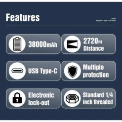 Lumintop GT110 Rechargeable Ultra Long Throw Searchlight - 7000 Lumens, 2720 Metres 41 Lumintop GT110 Rechargeable Ultra Long Throw Searchlight - 7000 Lumens, 2720 Metres -Outdoor Equipment Store ftUxy6chBPbCeQqX4gZGs5RzOtmBsR metaR1QgMTEwJycuanBlZw3D3D