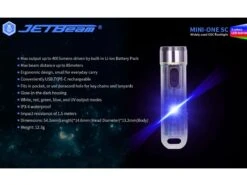 JETBeam MINI-ONE SC Rechargeable Keychain Light - 400 Lumens + 365nm UV Light And RBG -Outdoor Equipment Store gFFSR4zLOZbq6cToRiJA1Z8pp4Rs7i metaamV0YmVhbS1taW5pLW9uZS1zYy1yZWNoYXJnZWFibGUtbGVkLWtleWxpZ2h0LTQwMC1sdW1lbnMtdXNlcy1idWlsdC1pbi1saS1pb24tYmF0dGVyeS1wYWNrLTMzLmpwZWc