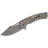 WE Knife Co. Swiftfin, 3.8" Polished Grey Modified Clip Point CPM-20CV Blade, Polished Grey Milled Titanium Handles, Damasteel Pivot Cap - WE23051-3 -Outdoor Equipment Store gH8d7sg6hikVxXJyj0KA5bL561GX4D metaV0UyMzA1MS0zXzEuanBn