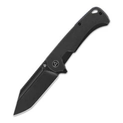 QSP Rhino QS143-B, Black Stonewashed Titanium With Black Stonewashed M390 Blade
