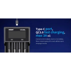 XTAR VC4SL Fast Charging 4-Bay Battery Charger And Analyser -Outdoor Equipment Store hWFeMlC1SIWaTWsKg0U5f5VunkTSUh metaVkM0U0wgdHlwZS1DLmdpZg3D3D
