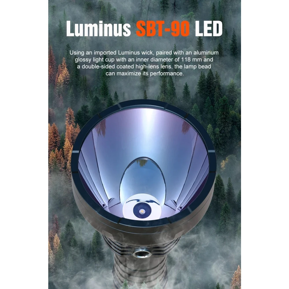 Lumintop GT110 Rechargeable Ultra Long Throw Searchlight - 7000 Lumens, 2720 Metres 18 Lumintop GT110 Rechargeable Ultra Long Throw Searchlight - 7000 Lumens, 2720 Metres - Image 16