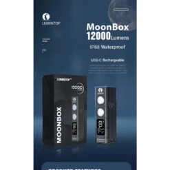 Lumintop MOONBOX Rechargeable Flashlight (12,000 Lumens, 225 Metres) -Outdoor Equipment Store hnmpyALEa5KkAx8hGZAJFSftjwkVx9 metabW9vbmJveC53ZWJw