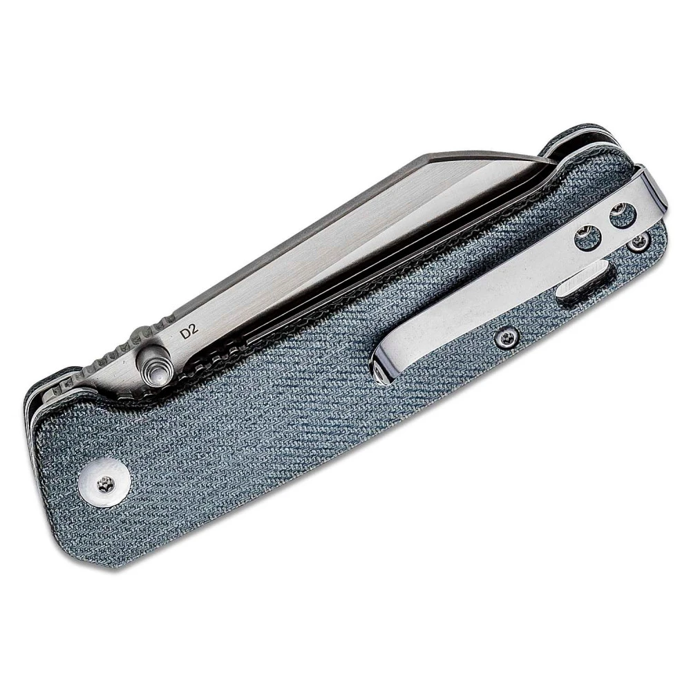 QSP Penguin - Blue Jean Micarta Handle QS130-B 4 QSP Penguin - Blue Jean Micarta Handle QS130-B - Image 2