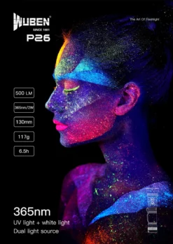 Wuben P26 Dual Light Flashlight - 365nm UV And 500 Lumen White Light -Outdoor Equipment Store iXFzYtBjSppx8klB2RES1St64sfjrl metaUDI2X19fX19fMTIwMF8xOTAzMjAtMV8wMS53ZWJw