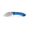 Vosteed Mini Nightshade – 2.6″ Satin 14C28N Blade, Blue Aluminium Handle, Crossbar Lock - A0216