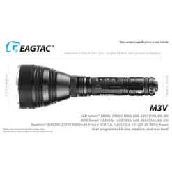 Eagtac M3V Rechargeable Searchlight (3000 Lumens, 877 Metres) -Outdoor Equipment Store jY22GnzmisFoUPWHbAiCETbIRHrZoj metaTTNWJy5qcGVn
