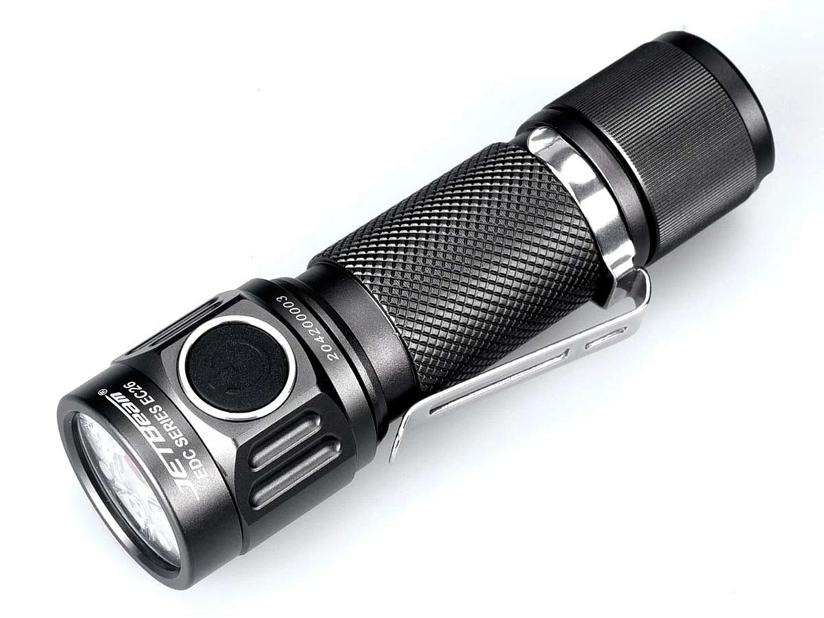 JETBeam EC26 EDC Pocket Flashlight With Stepless Dimming (3600 Lumens, 268 Metres) 3 JETBeam EC26 EDC Pocket Flashlight With Stepless Dimming (3600 Lumens, 268 Metres)