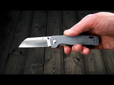 QSP Penguin - Blue Jean Micarta Handle QS130-B 8 QSP Penguin - Blue Jean Micarta Handle QS130-B - Image 6