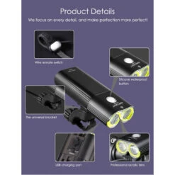 Gaciron Rechargeable Bicycle Light/Power Bank With Wired Remote Switch - 1600 Lumens, V9DP-1600 -Outdoor Equipment Store kfYGALHQySy54rlcTeH6sNxBwcixiM metaVjlEUC0xNjAwW1suanBlZw3D3D