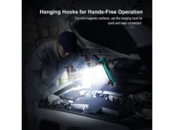 Klarus WL1 Rechargeable Multipurpose Work Light (550 Lumens, 81 Metres) -Outdoor Equipment Store klarus wl1 work light 550 lumens uses built in 3 7v 2000mah li ion battery pack 29