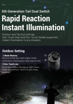 Klarus E3 Rechargeable Deep Carry Pocket Flashlight (2200 Lumens, 230 Metres) 27 Klarus E3 Rechargeable Deep Carry Pocket Flashlight (2200 Lumens, 230 Metres) -Outdoor Equipment Store klarus e3 5