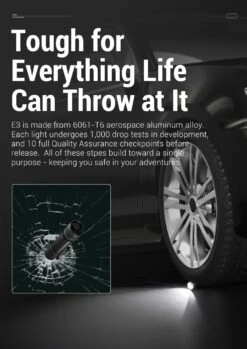 Klarus E3 Rechargeable Deep Carry Pocket Flashlight (2200 Lumens, 230 Metres) 30 Klarus E3 Rechargeable Deep Carry Pocket Flashlight (2200 Lumens, 230 Metres) -Outdoor Equipment Store klarus e3 7